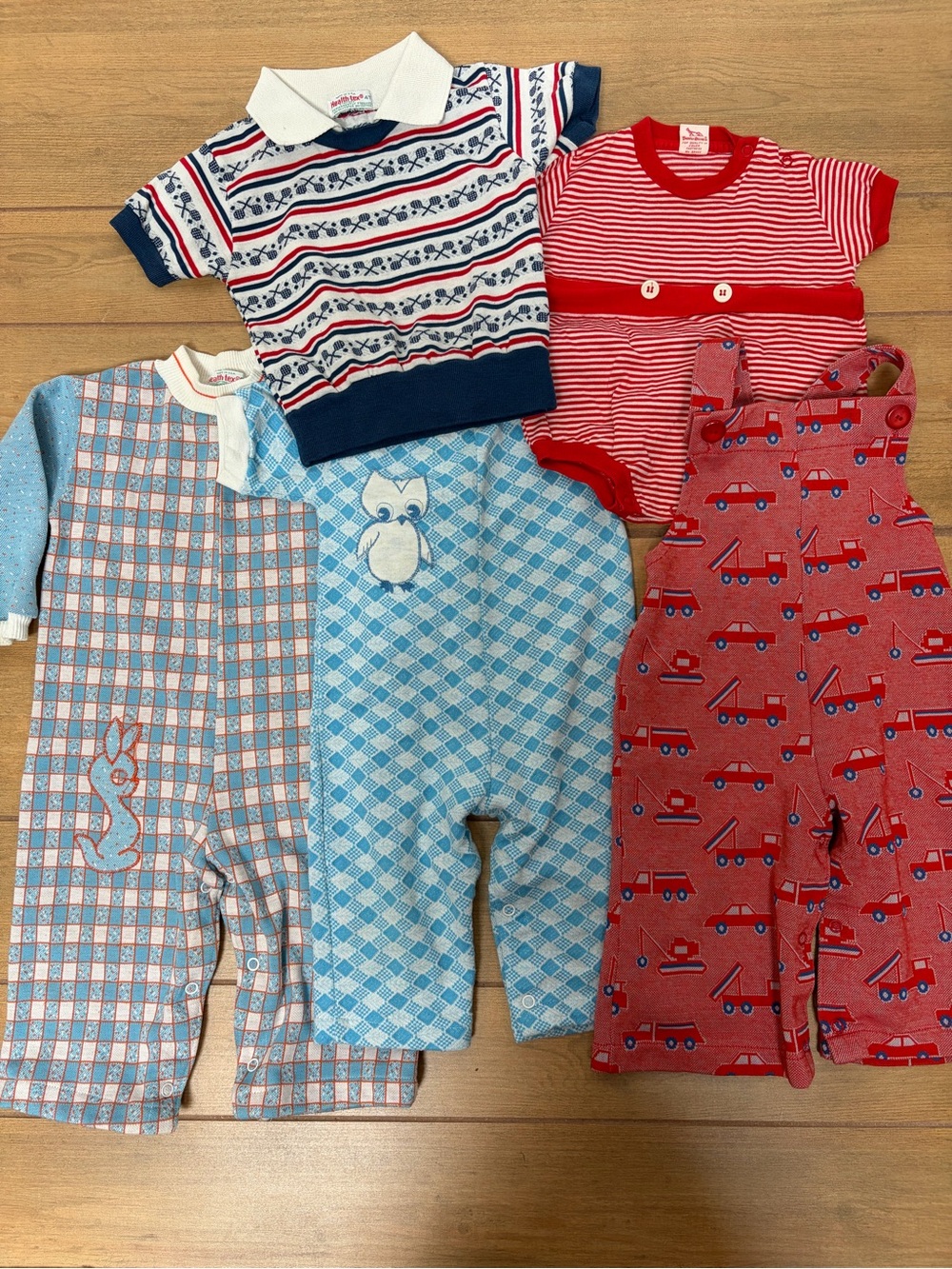 Vintage Toddler Boys Clothes Bundle 5 Pieces